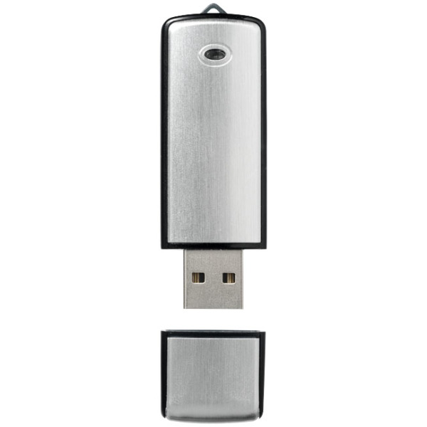 Square USB stick - Zilver - 4GB