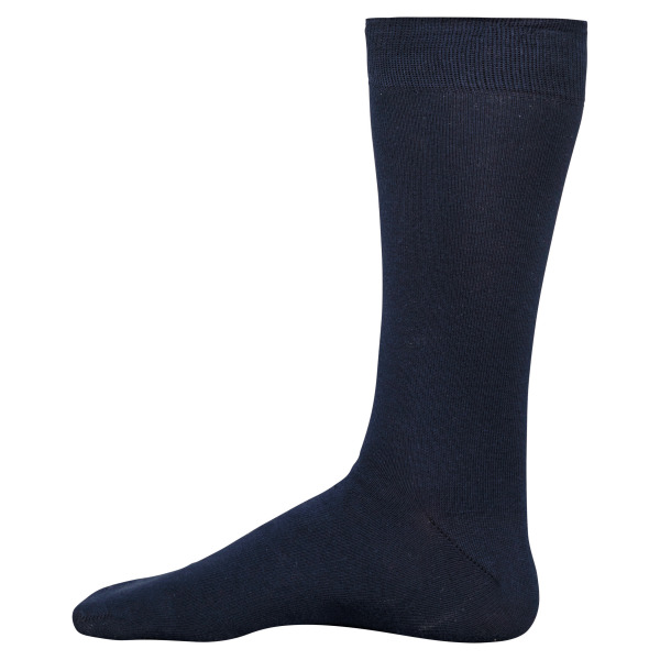 Halflange, geklede sokken van biologisch katoen - 'Origine France Garantie' Navy 35/38 EU
