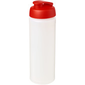 Baseline® Plus grip 750 ml flip lid sport bottle - Transparent/Red