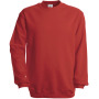 Crew Neck Sweatshirt Set In Red XL
