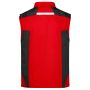 Workwear Softshell Vest - STRONG - - red/black - XS
