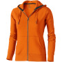 Arora dames hoodie met ritssluiting - Oranje - XS