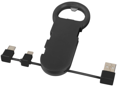 Phial flesopener met 3-in-1 oplaadkabel Phial flesopener met 3-in-1 oplaadkabel