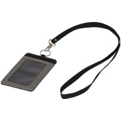 Eye-d heathered badgehouder met lanyard Eye-d heathered badgehouder met lanyard