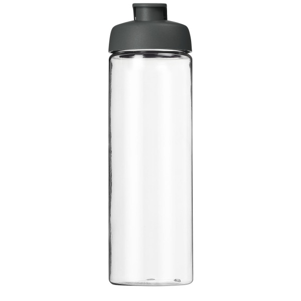 H2O Active® Vibe 850 ml flip lid sport bottle - Transparent/Grey