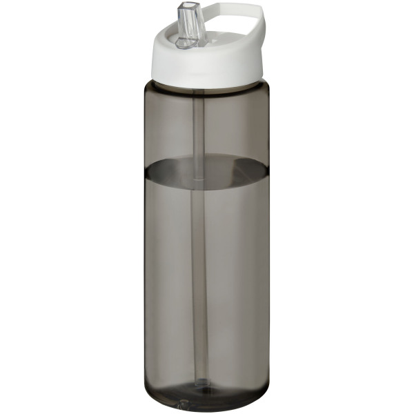 H2O Active® Eco Vibe 850 ml spout lid sport bottle - Charcoal/White