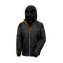 HDI Quest Lightweight Stowable Jacket - Black/Orange - XS