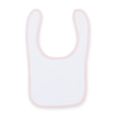 Bib White / Pale Pink One Size