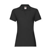 Ladies Premium Polo - Black - XS (8)