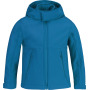 Kids' hooded softshell jacket Azure 5/6 ans