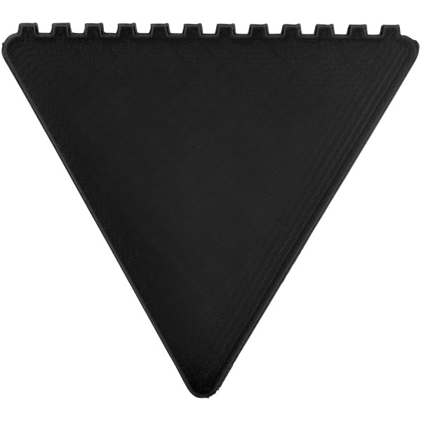 Frosty 2.0 triangular recycled plastic ice scraper - Solid black