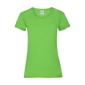 Ladies Valueweight T - Lime Green - XS (8)