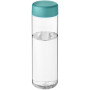 H2O Active® Vibe 850 ml sportfles - Transparant/Aqua blauw
