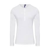 Long John - Women's roll sleeve T-shirt White S