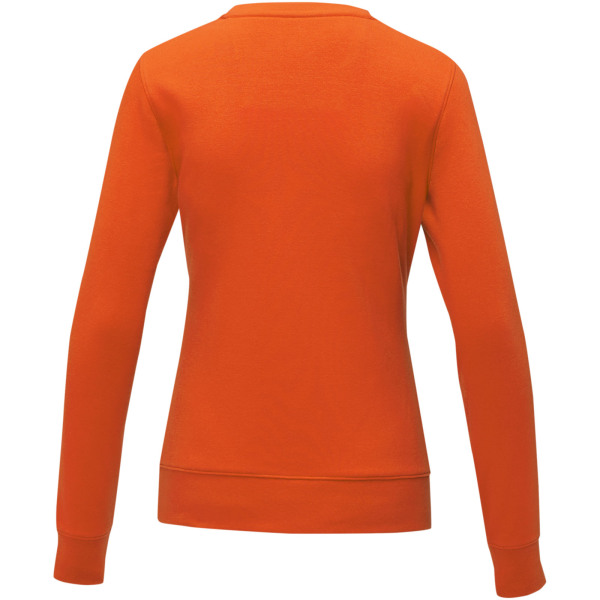 Zenon women’s crewneck sweater - Orange - XXL