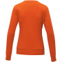 Zenon dames sweater met crewneck - Oranje - 2XL