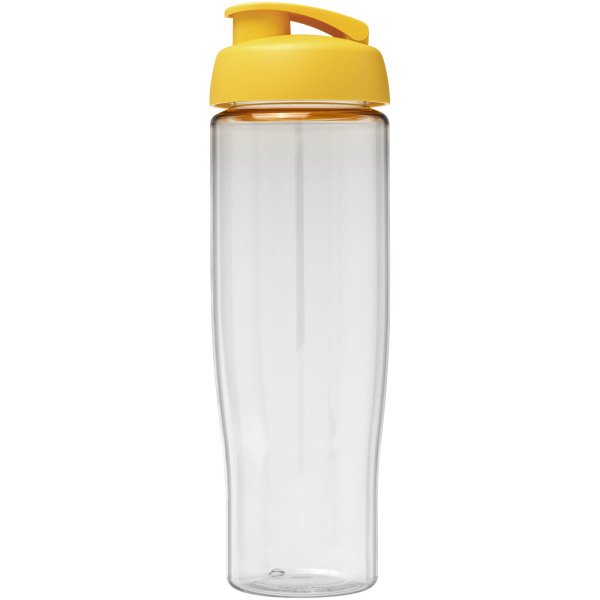 H2O Active® Tempo 700 ml flip lid sport bottle - Transparent/Yellow