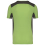 Tweekleurig sport-t-shirt Lime / Dark Grey M