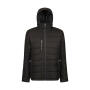 Men’s Navigate Thermal Hooded Jacket - Black/Seal Grey - S