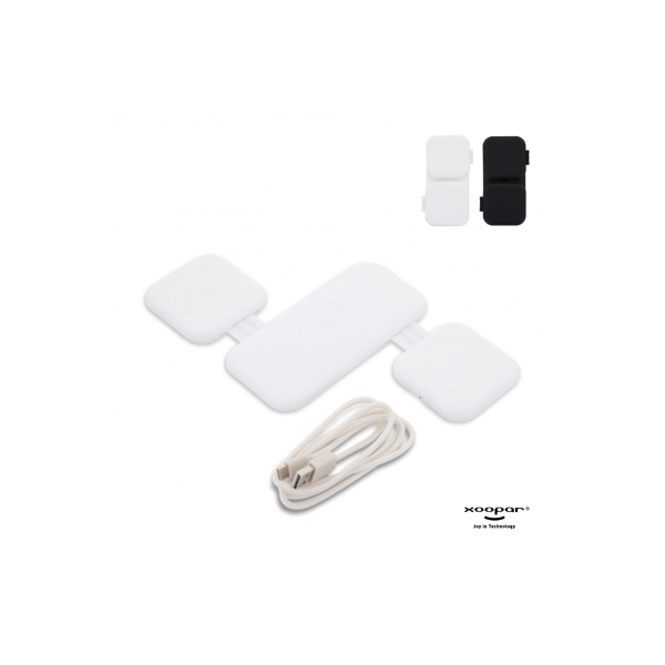 3188 | Xoopar Trafold 3 Wireless charger 15W - White