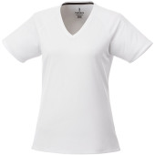 Amery kortærmet cool fit-T-shirt m. V-hals, dame - Hvid - XS