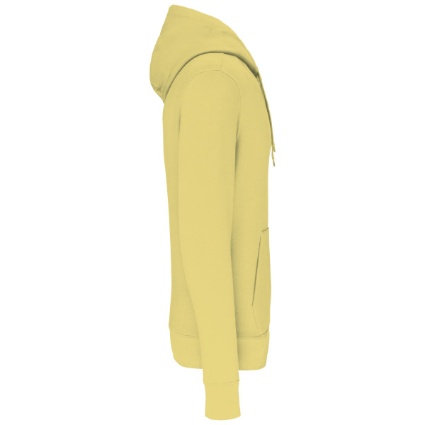 Ecologische herensweater met capuchon Lemon Yellow 4XL
