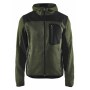 Gebreid vest met softshell