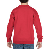 Gildan Sweater Crewneck HeavyBlend for kids 7620 red L