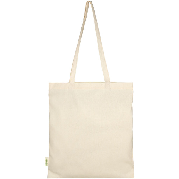 Orissa 100 g/m² GOTS organic cotton tote bag 7L - Natural