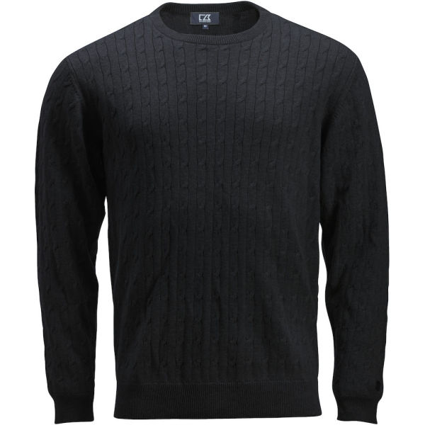 Cutter & Buck Blakely knitted sweater heren zwart xl
