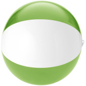 Bondi stevige en transparante strandbal - Lime/Wit