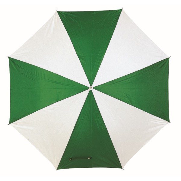 Automatisch te openen paraplu DISCO - groen, wit