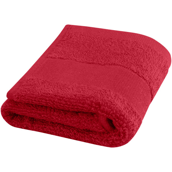 Sophia handdoek 30 x 50 cm van 450 g/m² katoen - Rood