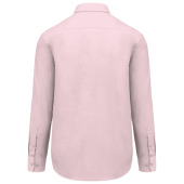 Overhemd in onderhoudsvriendelijk polykatoen-popeline heren Pale Pink XS