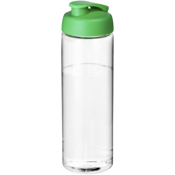 H2O Active® Vibe 850 ml flip lid sport bottle - Transparent/Green