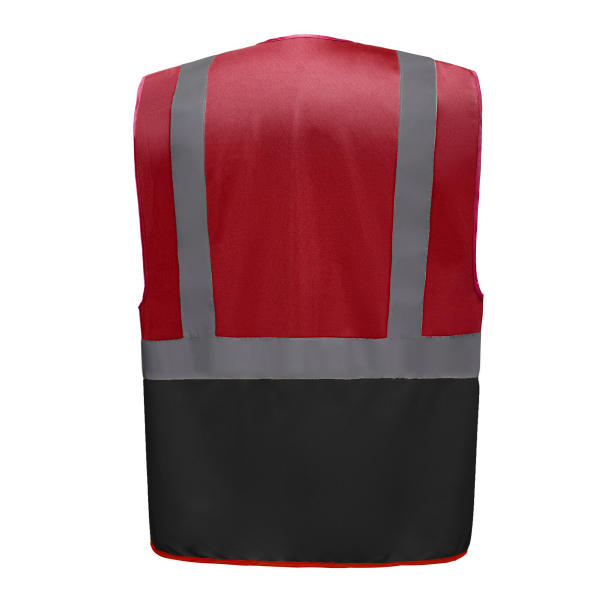 Signalisatie multifunctioneel executive vest Red / Black S