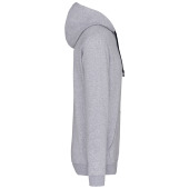 Hooded sweater met contrasterde capuchon Oxford Grey / Navy 3XL