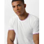 Fashion Fit Tipped Tee - White/Red/Royal - XS