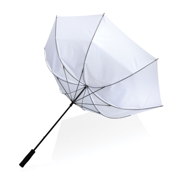 30" Impact AWARE™ RPET 190T storm proof paraplu, wit