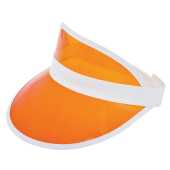 Sun visor with PVC peak