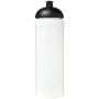 Baseline® Plus grip 750 ml bidon met koepeldeksel - Transparant/Zwart
