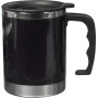 Stainless steel and AS double walled mug Gabi black