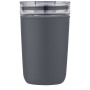 Bello 420 ml glass tumbler with recycled plastic outer wall - Grey