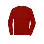 Men's Round-Neck Pullover - red - S