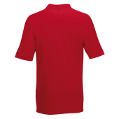 Heavyweight 65/35 Polo - Red - M