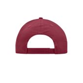 MB6118 Brushed 6 Panel Cap dieprood one size