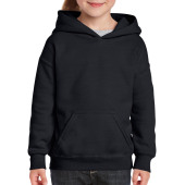Gildan Sweater Hooded HeavyBlend for kids 426 black XS