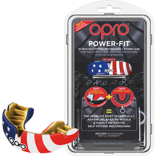 Power-Fit Countries Mouthguard USA One Size