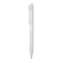X9 frosted pen met siliconen grip, wit