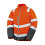 Soft Padded Safety Jacket - Fluo Orange/Grey